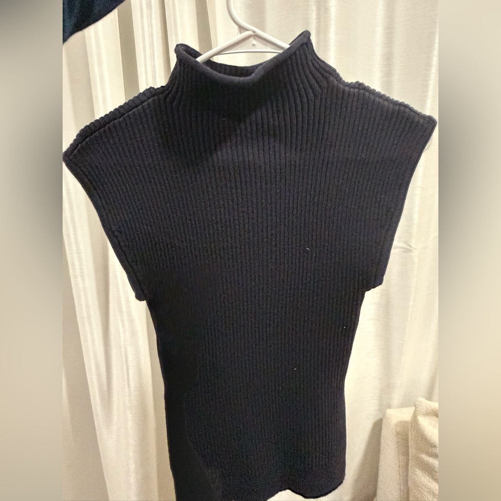 Zara medium navy blue Knitwear